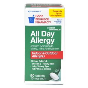 Cetirizine Allergy All Day (Zyrtec) 90ct