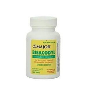 Bisacodyl Generic (Dulcolax Laxative) 5mg 100ct
