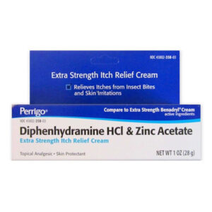 Banophen Anti-Itch Cream (Extra Strength Benadryl Cream) 1oz