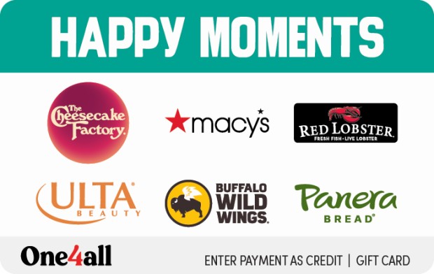 Giftcards - Happy Moments $25