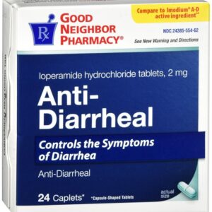 Loperamide 2mg Anti-diarrheal (Immodium) 12ct