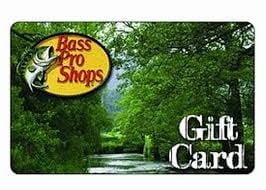 Giftcards - Bass Pro $25