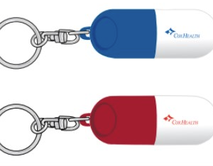 Twist A Pill Keychain