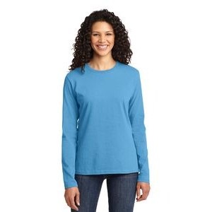 Ladies Port & Co. Long Sleeve Tee - Image 2