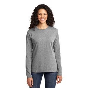 Ladies Port & Co. Long Sleeve Tee - Image 3