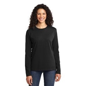 Ladies Port & Co. Long Sleeve Tee - Image 4