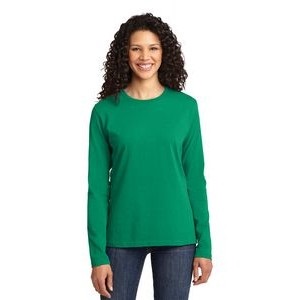 Ladies Port & Co. Long Sleeve Tee - Image 8