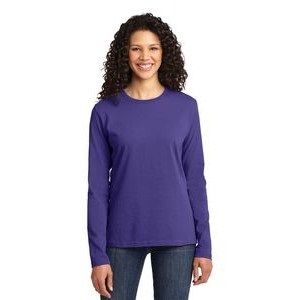 Ladies Port & Co. Long Sleeve Tee - Image 11