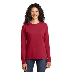 Ladies Port & Co. Long Sleeve Tee - Image 12