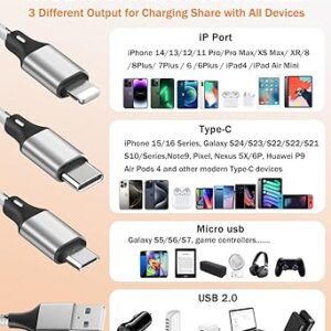 Charging Cable 5ft Universal 3-in-1