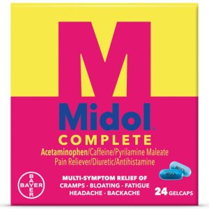 Midol Complete 24 gelcaps