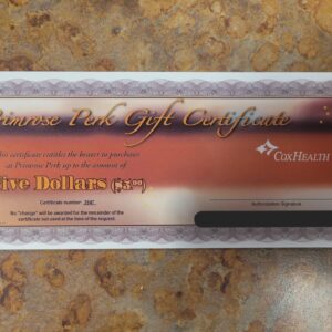 Primrose Perk Gift Certificate