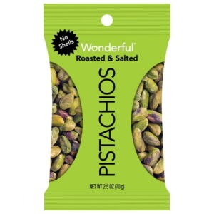 Wonderful Unshelled Pistachios 2.5oz