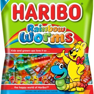 Haribo Rainbow Worms 5oz