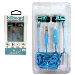 Billboard Wired Earbuds with Mic