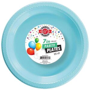 Party Plates 7" Blue