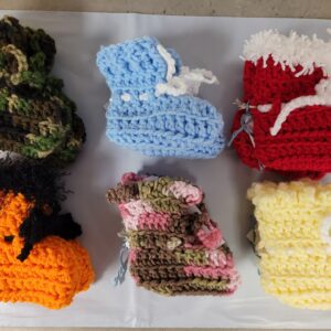 Crochet Booties by Connie